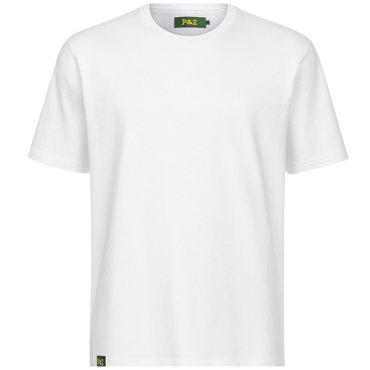 تیشرت سفید ساده مردانه از جنس پنبه خالص، سبک و راحت، مناسب استفاده روزمره