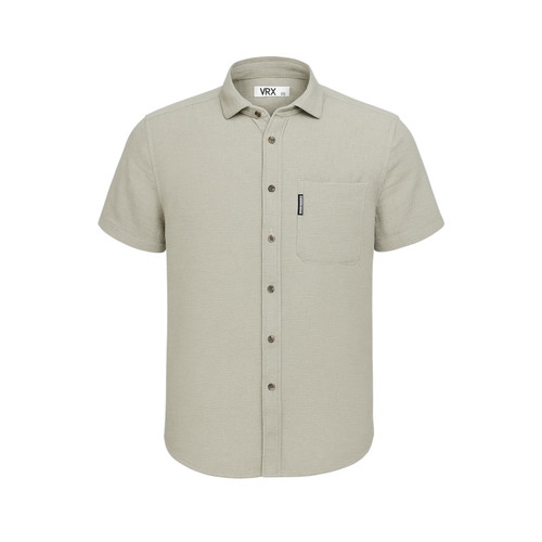 پیراهن مردانه کنفی تابستانی آستین کوتاه با پارچه خنک، سایزبندی کامل S M L XL مناسب استایل کژوال