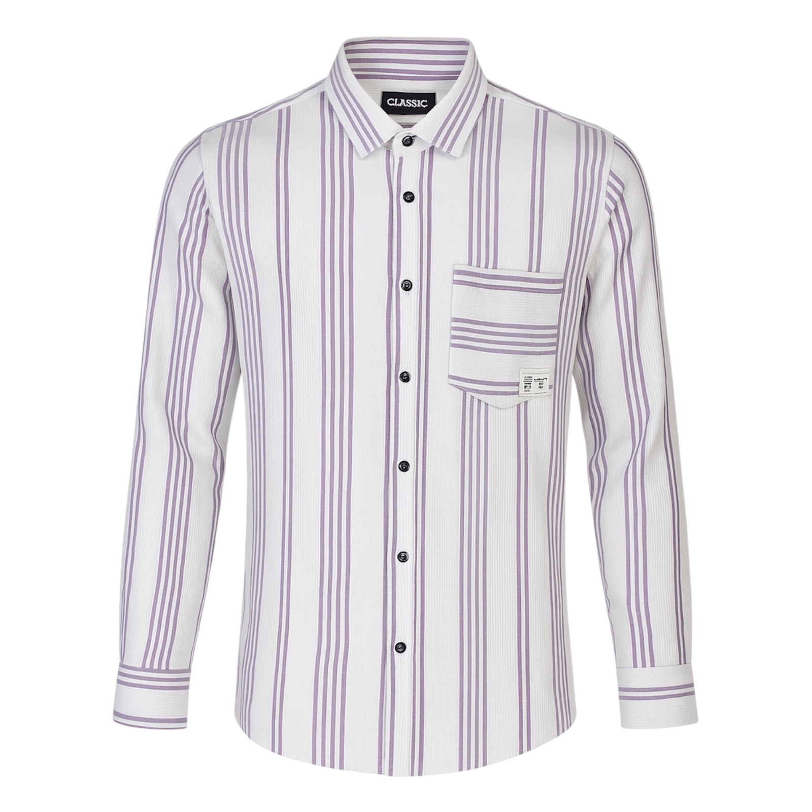 پیراهن مردانه بیسکویتی رنگ گرم آستین بلند تک جیب، مناسب استایل رسمی و اسپرت، سایز M تا XXXL