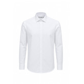 پیراهن مردانه سفید ساده دکمه مخفی، جنس دوشین، سایز M تا 3XL – مناسب استایل رسمی و روزمره