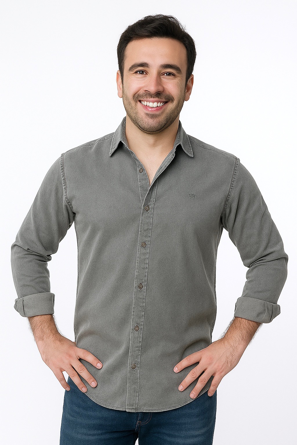 پیراهن مردانه کتان سنگشور ساده شیک در سایز M تا XXXL