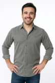 پیراهن مردانه کتان سنگشور ساده شیک در سایز M تا XXXL