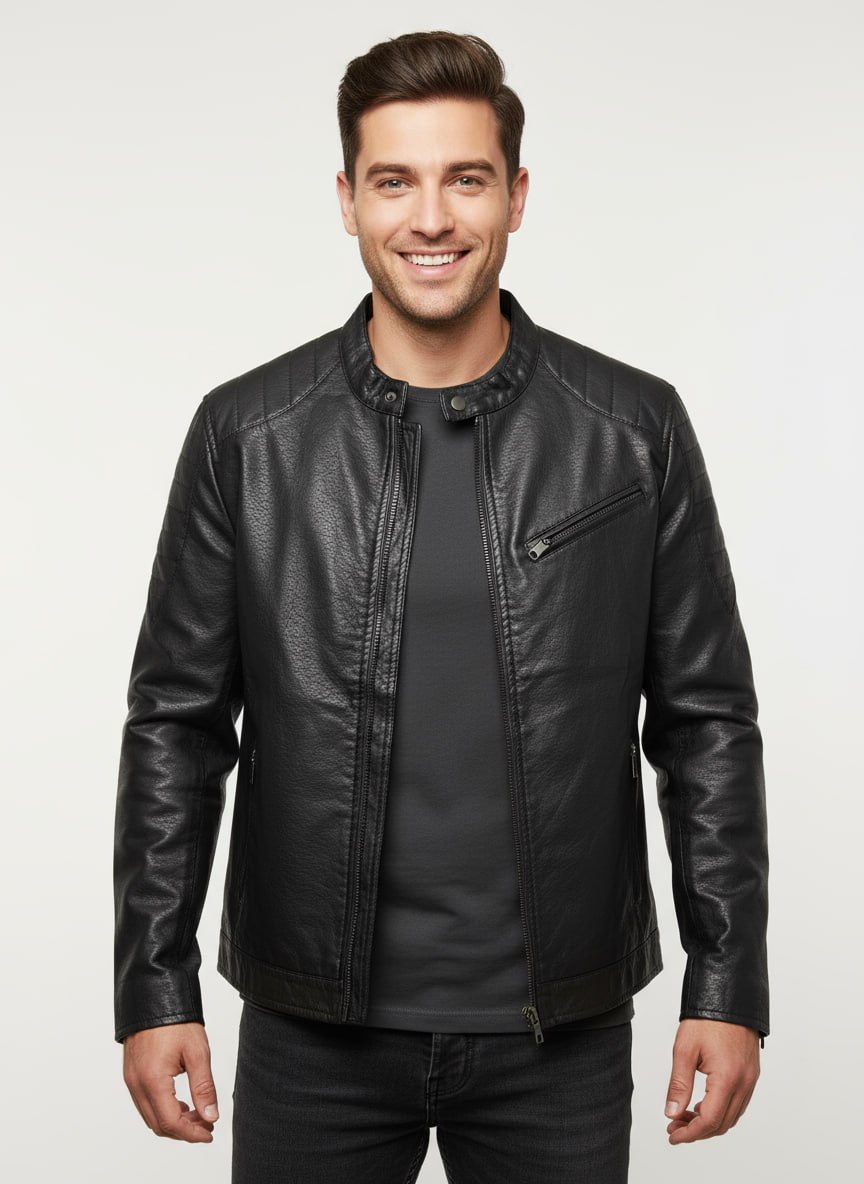 کاپشن چرم شیک و ضدباد، مناسب آقایان و بانوان برای استایل اسپرت و رسمی