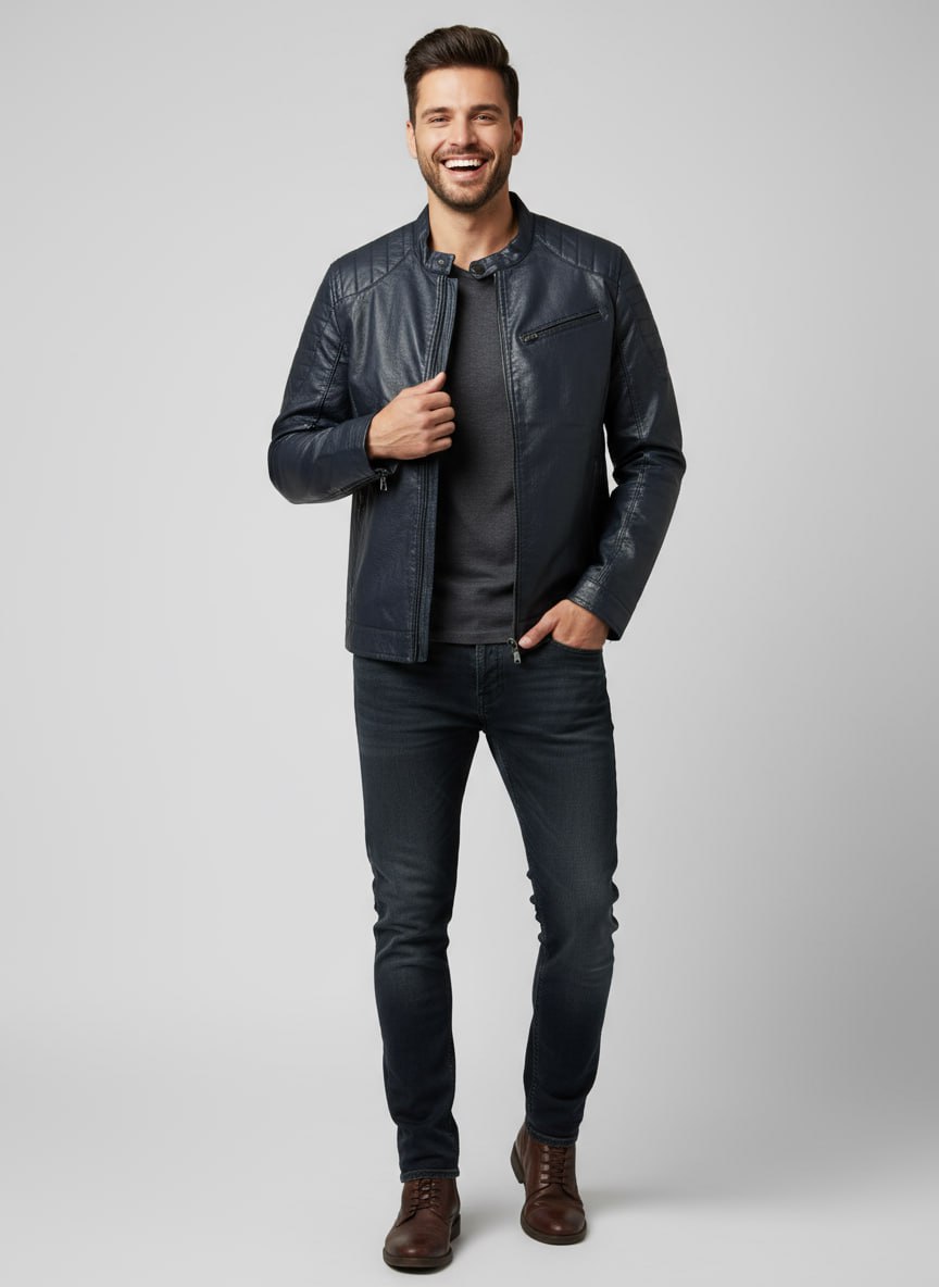 کاپشن چرم ‌شیک و ضدباد، مناسب آقایان و بانوان برای استایل اسپرت و رسمی