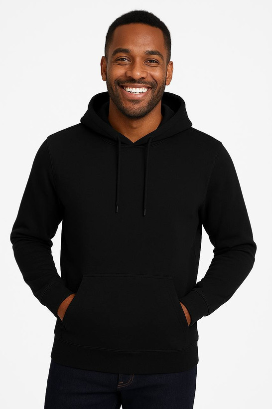 هودی اسپرت مردانه دورس دونخ مشکی | هودی پاییزی گرم و راحت | پوشاک مردانه Kamalmarket