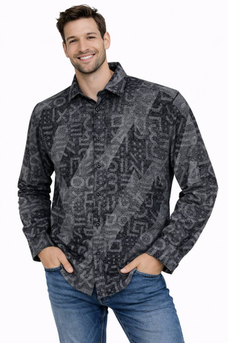 پیراهن مردانه ضخیم و گرم از پارچه کنف وارداتی مناسب فصل پاییز و زمستان با طراحی شیک و کیفیت بالا