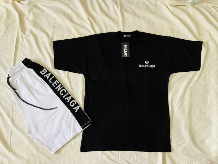 ست تیشرت و شلوارک مردانه اسپرت و راحتی مناسب استفاده روزمره سایز L XL XXL XXXL