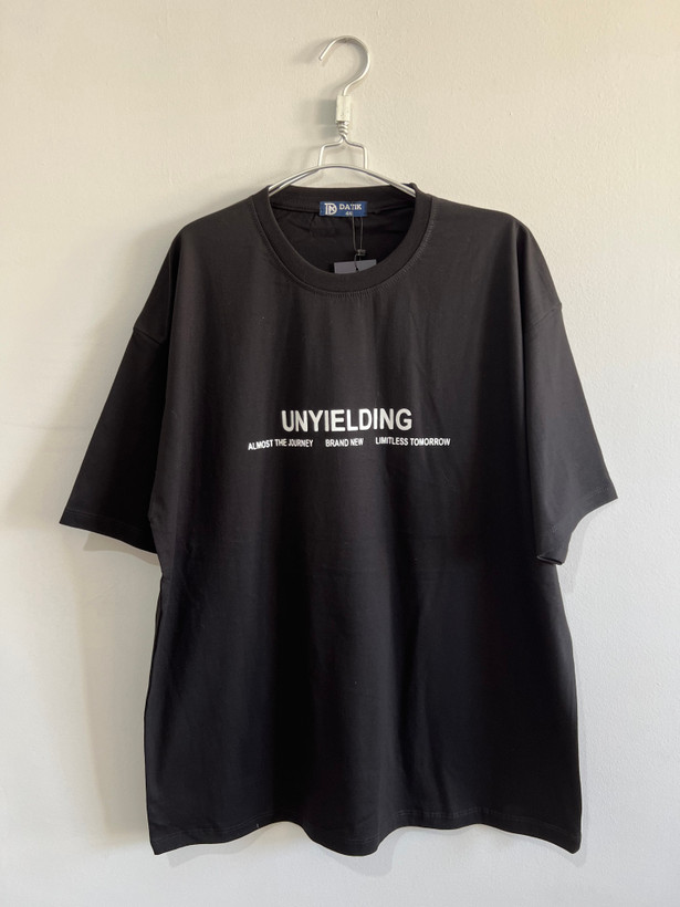 تیشرت پنبهای مردانه سایز بزرگ کیفیت عالی رنگ مشکی