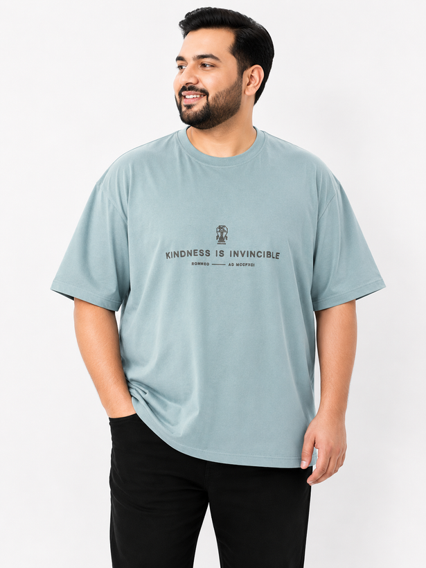 تیشرت طرحدار سایز بزرگ مردانه 4XL و 5XL پنبهای 🔥 گرم بالا، شیک و راحت (۴ رنگ)