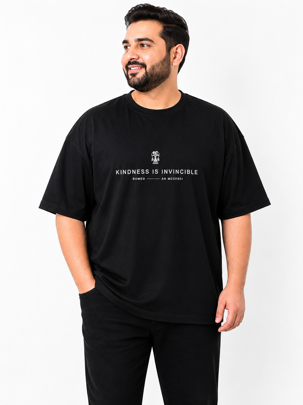 تیشرت طرحدار سایز بزرگ مردانه 4XL و 5XL پنبهای 🔥 گرم بالا، شیک و راحت (۴ رنگ)