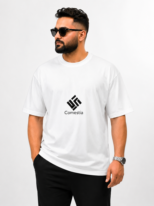 تیشرت مردانه COMESTIA سایز بزرگ 3XL و 4XL 🔥 باکسی، ترند و خوشفر
