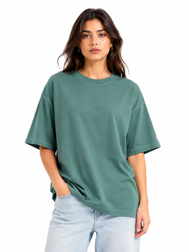 تیشرت باکسی زنانه بیسیک | پنبه سوپر | 7 رنگ | L تا 3XL